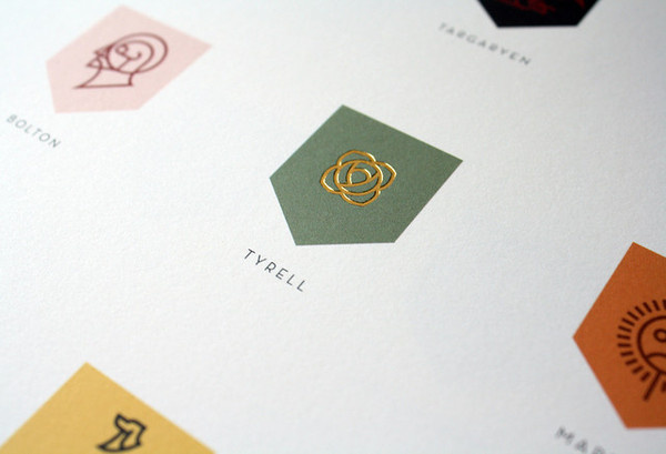 7 | A Top Nike Designer Rebrands Game Of Thrones | Co.Design: business + innovation + design #gold #logo #brand #rebrand
