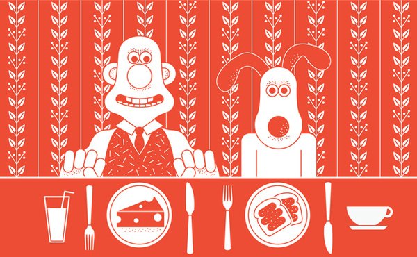 Kyle Griggs | Wallace & Gromit #silver #illustration #society #screen