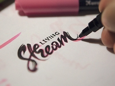 Stream by Eddie Lobanovskiy #creative #lettering #design #graphic #concept #excellence #craftsmanship #quality #type #genius #typography