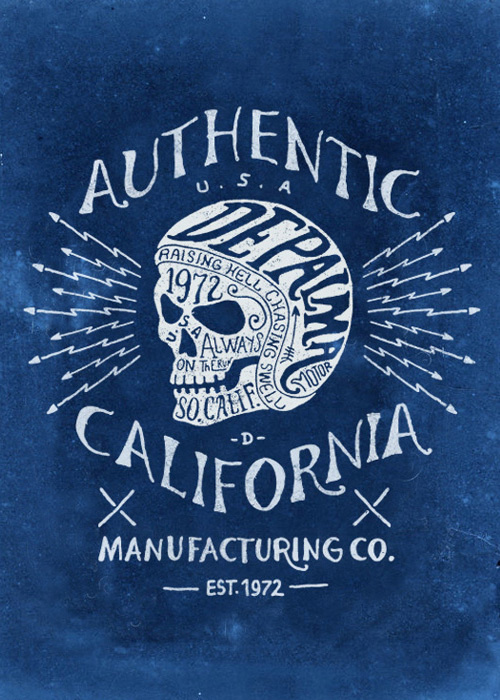 bmd design, depalma clothing #bmd #lettering #typography