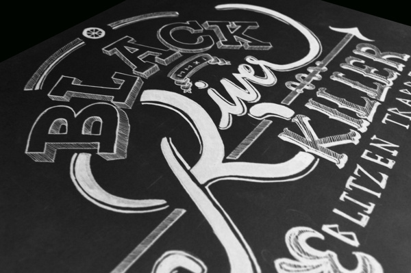 Black River Killer Lettering on Behance #lettering #river #black