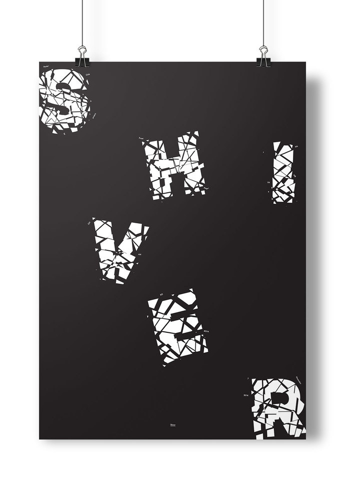 Poster Project #broken #shattered #poster #typography
