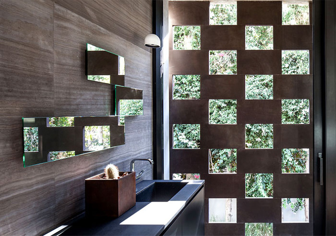 Corten House Celebrating the Sun and Provoking a Play of Shadows - #architecture, #house, #home, #decor, #interior, #homedecor,