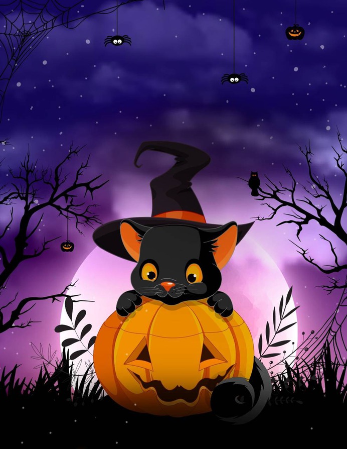 beginner easy halloween paintings & paint by numbers #painting