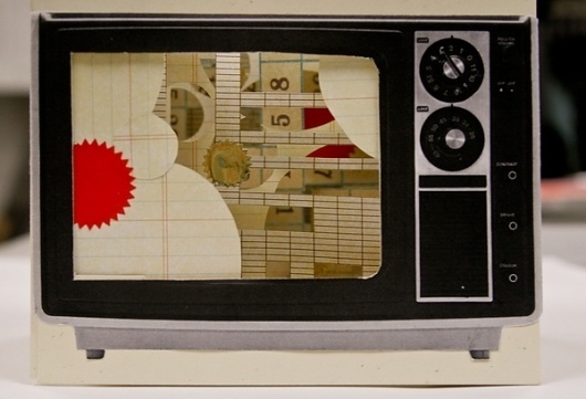 forgotten vision on the Behance Network #television #paper #vintage #book