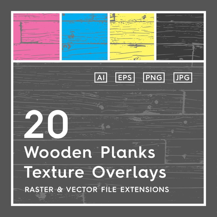 20 Wooden Planks Vector Texture Overlays #woodenplanks #woodenvector #vectorwooden #planksvector #vectorplanks #textures #vectortextures #texturesvector