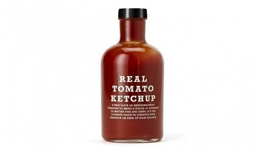 Jamie Oliver – Real Tomato Ketchup | SwipeLife #oliver #ketchup #packaging #jamie #typography