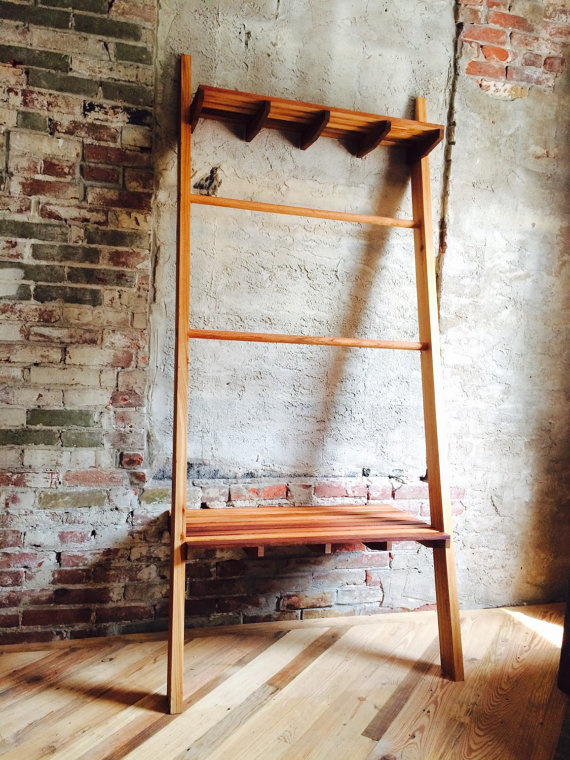 leaning shelf
