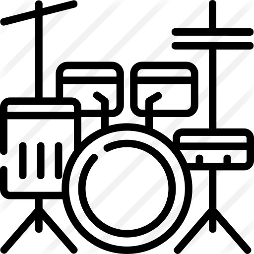 See more icon inspiration related to music and multimedia, drum set, cymbal, percussion instrument, musical instrument, orchestra, cymbals, drums and music on Flaticon.