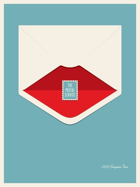 The Postal Service Europe Tour #poster