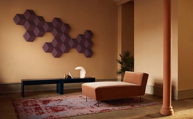 Bang & Olufsen's modular speakers double as wall art #BangOlufsen #LikeNoOneElse #FutureOfSound #BeoSoundShape #InteriorDesign #milandesig
