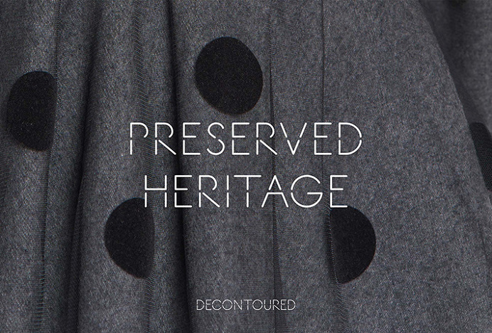 Decontoured by Bunch #typography #photography