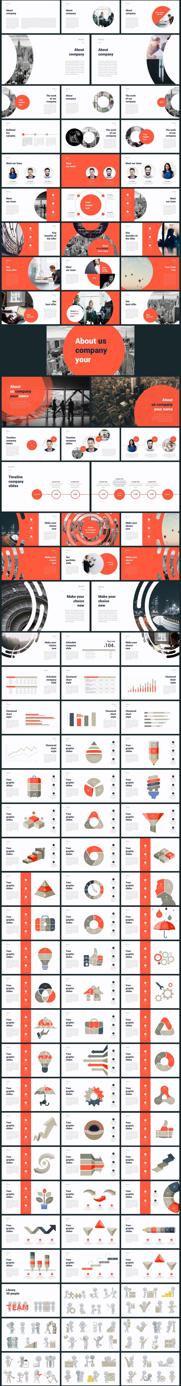 Minimal Presentation template on Behance