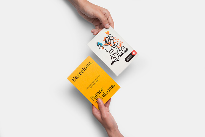 Visual identity and flyers designed by Requena featuring illustration by Olga Capdevila for Sant Jordi Festival 2017