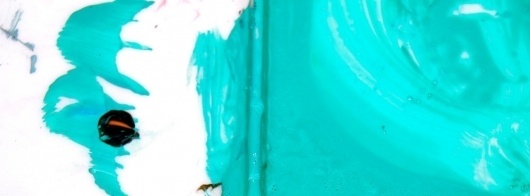 tumblr_m3apcbMPew1r67bzeo1_1280.jpg 1.280×474 píxeles #acrylic #tumblr #white #turquoise #black #paint #com #blue #crollan