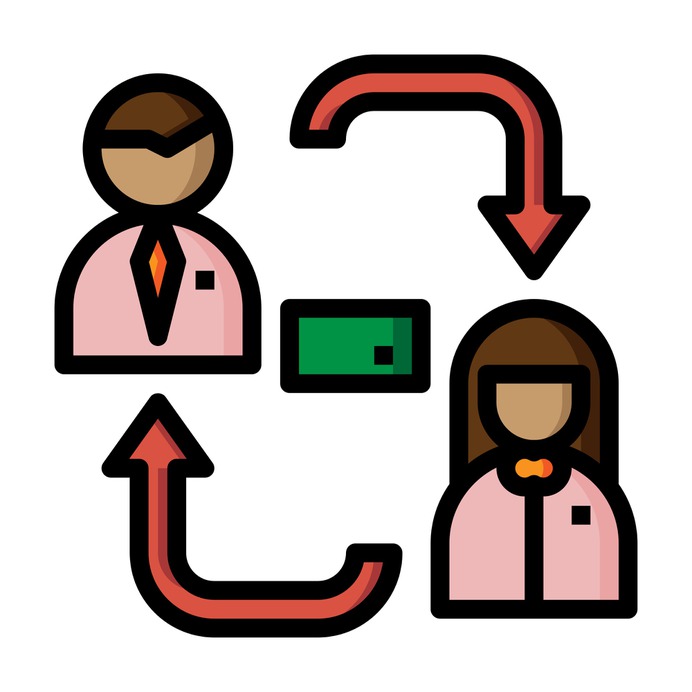 See more icon inspiration related to relationship, account, joint account, business and finance, boyfriend, girlfriend, couple, bank, user, share, avatar, people and money on Flaticon.
