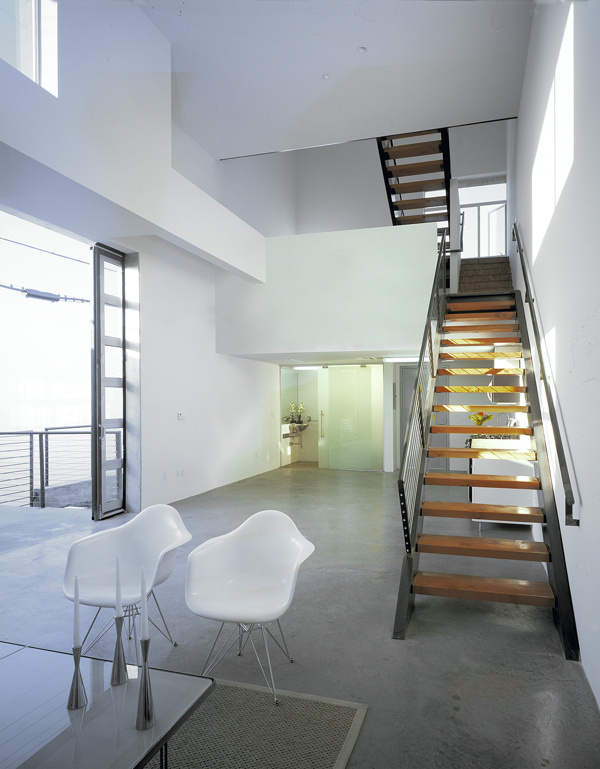 CJWHO ™ (Orange Grove Lofts by Brooks + Scarpa Located in...) #hollywood #design #scarpa #photography #architecture #case #+ #stair #america #brooks