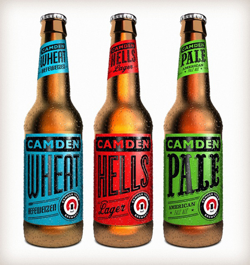 Design Work Life » Tenfold Collective #beer #label #typography