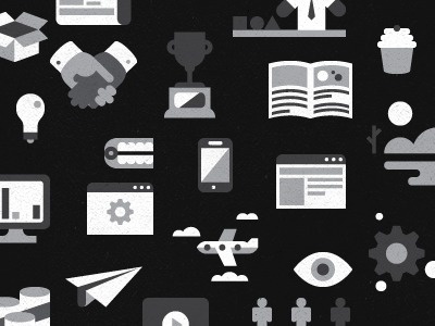 Dribbble - A Whole Lot of Icons by Colin Miller #miller #colin #illustration #icons
