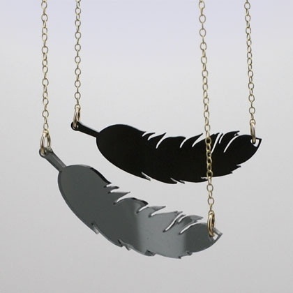 Strå — Feather chain #accessories #jewelry #str