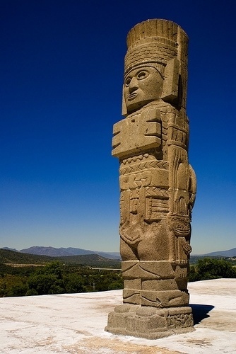 Tula, Mexico #mexico #statue #tula
