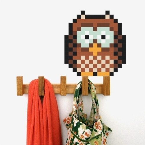 puxxle — Owl #puxxle #owl #in #puzzle #pixel #the #glow #art #dark