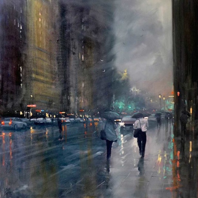 Melbourne's Rainy Cityscapes by Mike Barr
