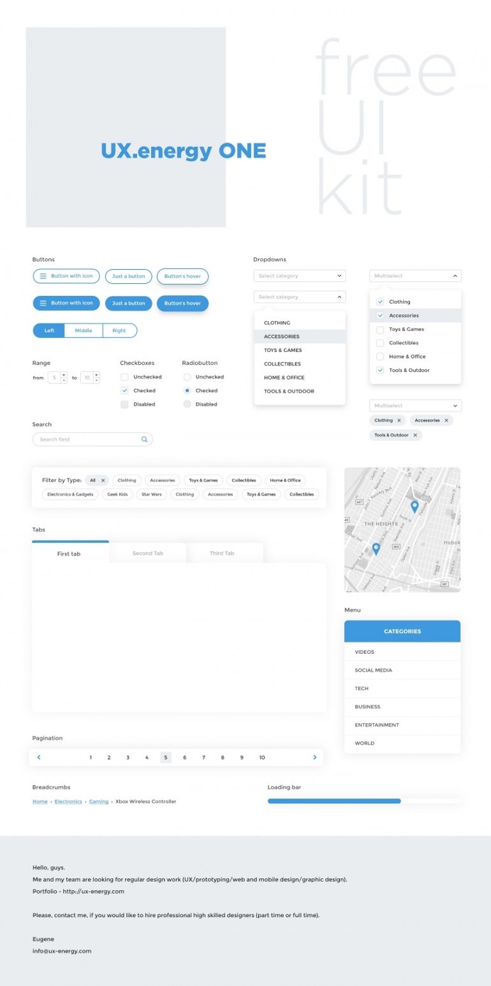 UI kit ONE