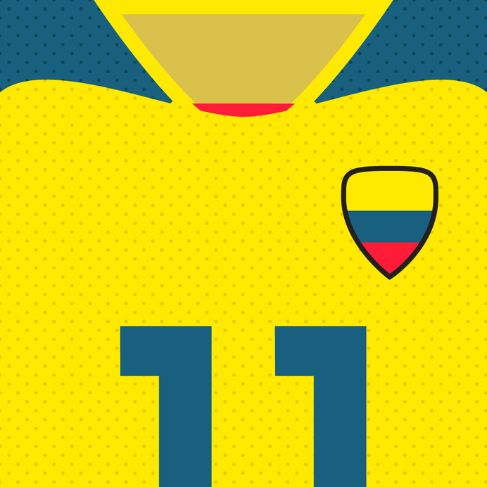 Ecuador La Tricolor #flat #swiss #world #design #clean #shirts #nations #sports #fifa #football #cup #futbol #ecuador