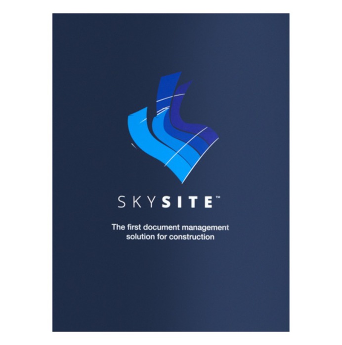 Blue Presentation Folder Design