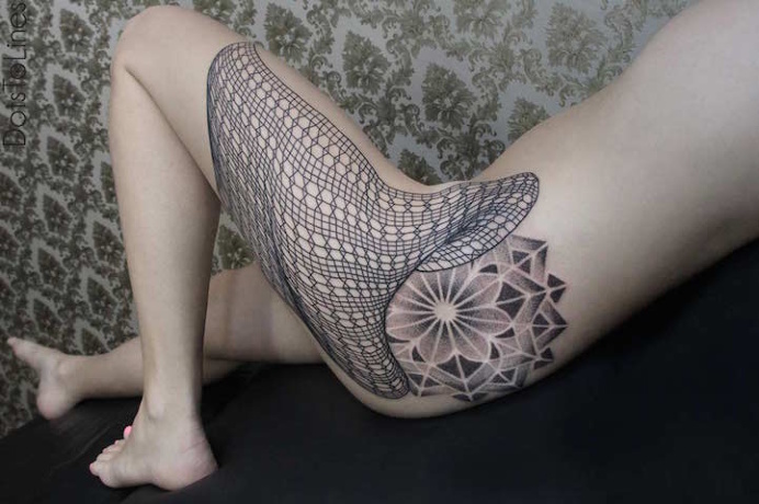 Linear and Geometric Tattoos #Tattoo #body art #ink #Tattoo art #Geometric