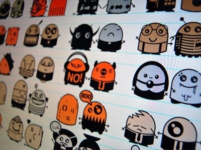 Dribbble - orphaned character by Yoav Schumacher #monsters #illustration #characters