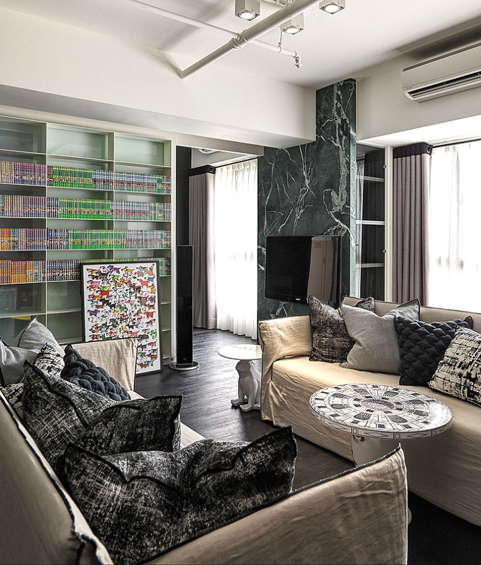 Apartment with Young Spirit by Ganna Design - home decor, #decor, interior design, decorating ideas