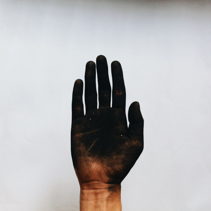 hands should always thrive in being dirty #charcoal #black #grit #hand #dirt