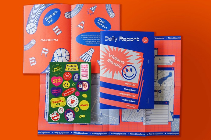 Daily Report Vol.1 - Mindsparkle Mag Daily report is zine about our daily studio report, delivered in a casual style, serve as visual exploration medium for our designers. #logo #packaging #identity #branding #design #color #photography #graphic #design #gallery #blog #project #mindsparkle #mag #beautiful #portfolio #designer