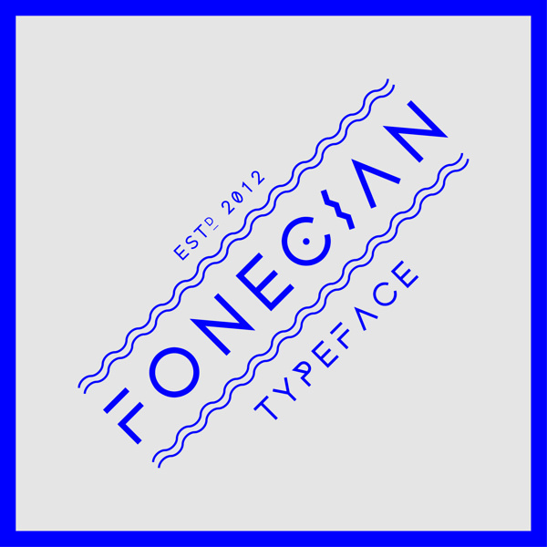 Fonecian Typeface on Behance #typeface