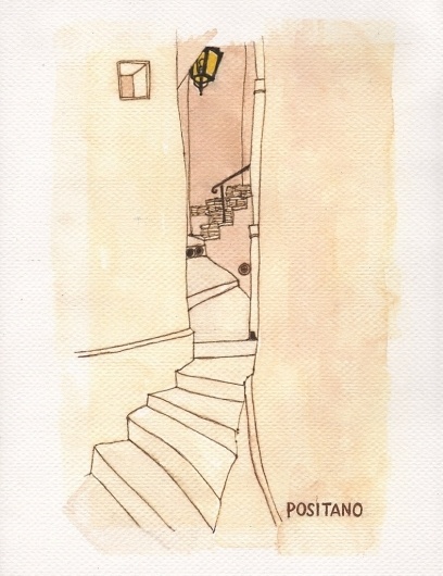 Stampa — Victoria Behm - Positano #illustration #artist