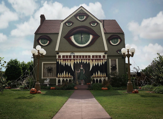 Amazing Decoration House for Halloween #Halloween #Halloween_idea #home_decor #Interior_design