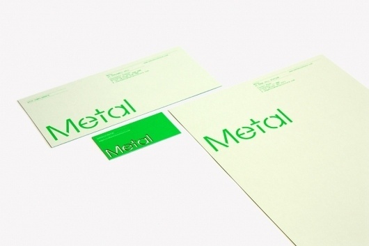 Thompson Brand Partners – Hi-res Goodness | September Industry #stencil #green #lime #stationery