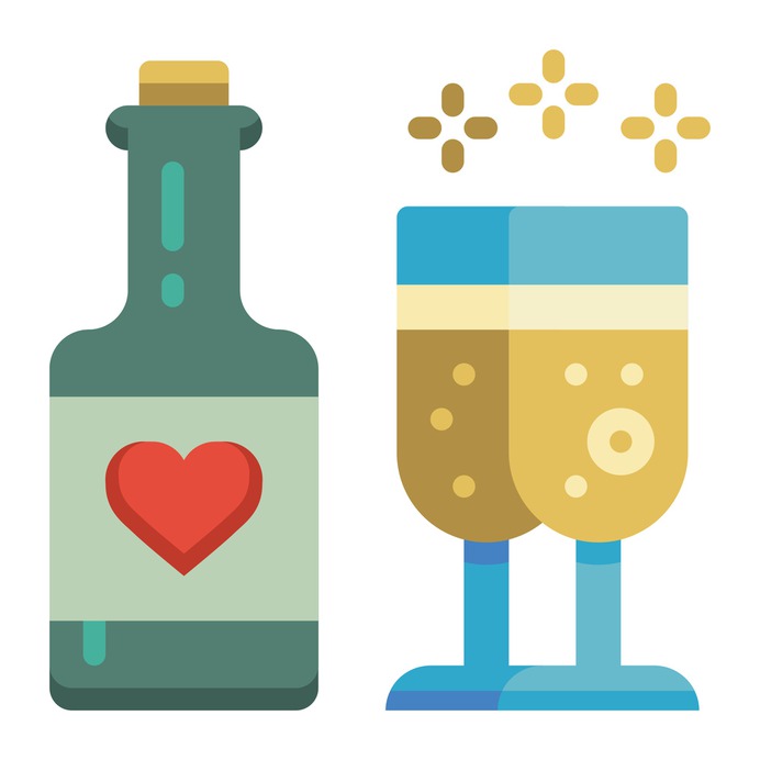 See more icon inspiration related to food and restaurant, alcoholic drinks, wine bottle, wines, romantic, celebration, alcoholic, cups, alcohol, dinner, wine, bottle, food, drink and cup on Flaticon.