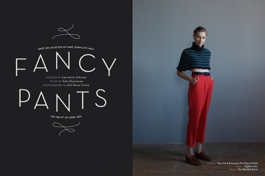 Miss Moss : Fancy Pants #fashion