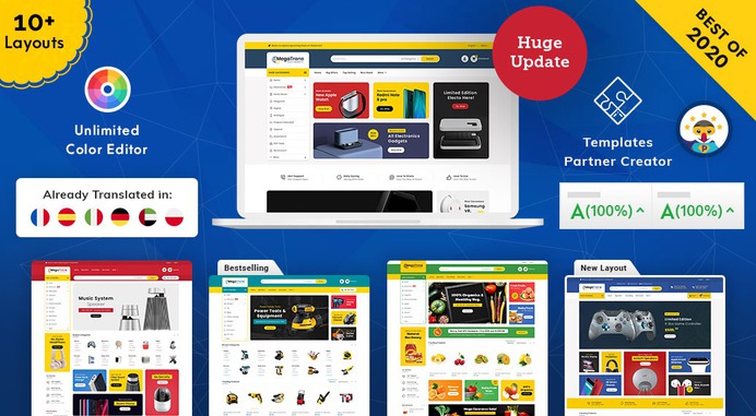 #MegaTrone #Electronics - #MultiPurpose - #Prestashop #Responsive #Theme | #TemplateTrip #eCommerce #Website #Design #Template