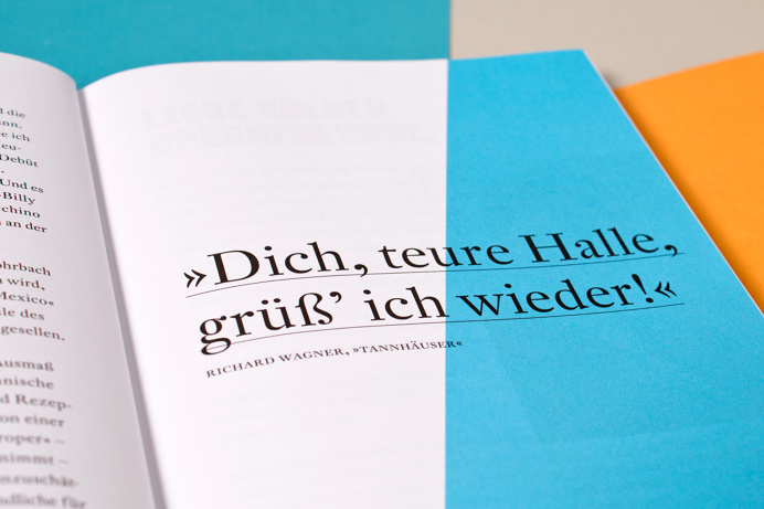 Oper koeln branding logo colorful design stationery corporate design by Formdusche Berlin Germany mindsparkle mag opera color graphic design