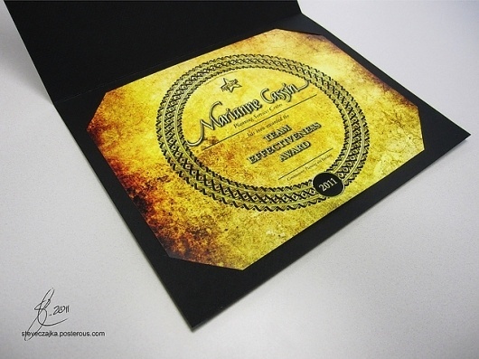 All sizes | Corporate Award Certificates | Flickr - Photo Sharing! #calligraphy #lettering #parchment #gold #award #certificate #border