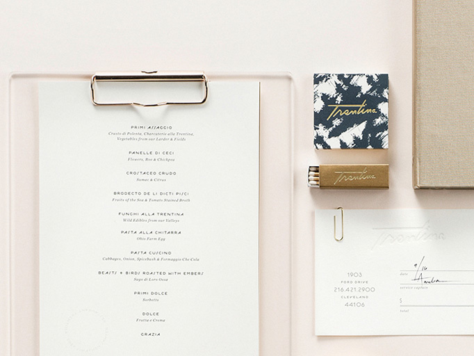 Trentina #menu #identity #food #print
