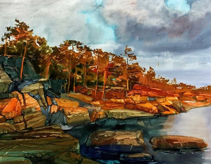 Beautiful Watercolor Paintings by Yuri Lomkov