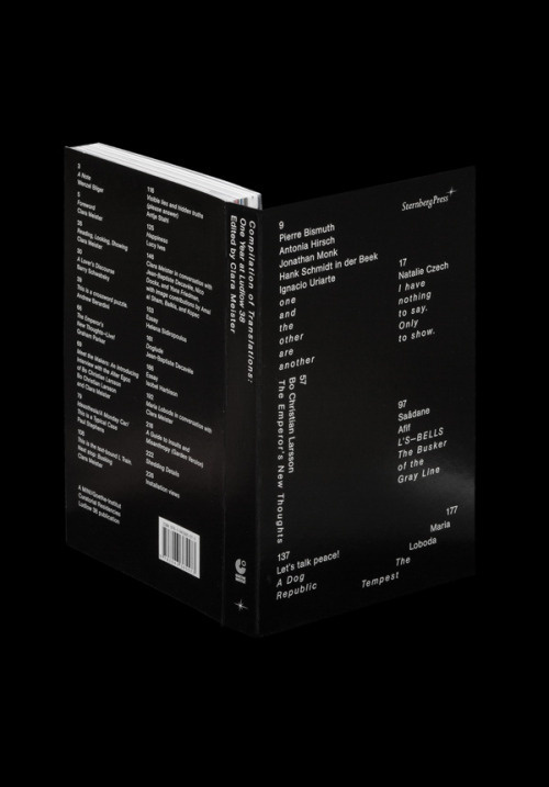 the-book-design:http://quentinwalesch.com/projects/compilation-of-translations-one-year-at-ludlow-38/ #binding #book #black #cover #inverse #typography