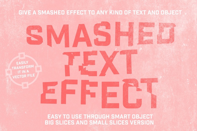 Smashed Text Effect - Actions - 1