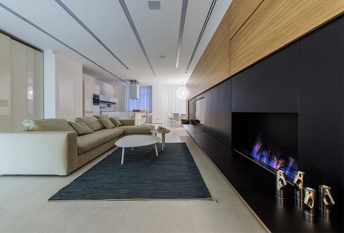 Open and Dynamic Interior in White by Ivan Yurima architects - #architecture, #home, #decor, #interior, #homedecor