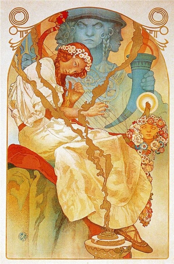 10 Famous Alphonse Mucha Paintings #alphonse #mucha #paintings